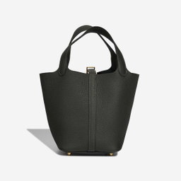 Hermès Picotin lock bag vert 