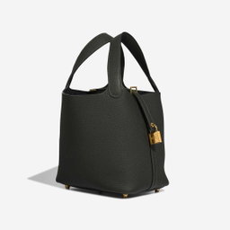 Hermès Picotin lock bag vert 