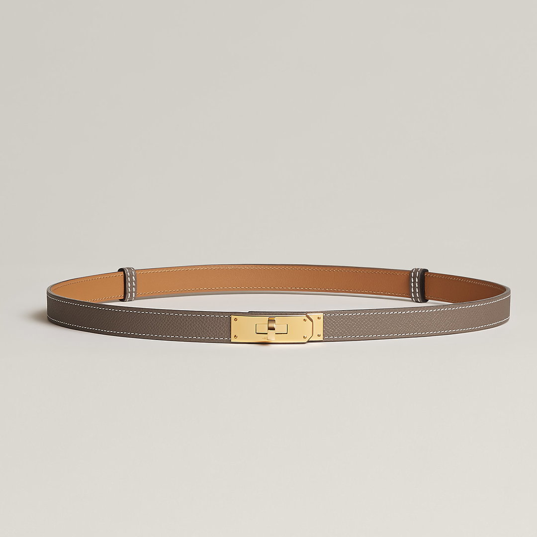 Cinto Hermes kelly Etoupe 
