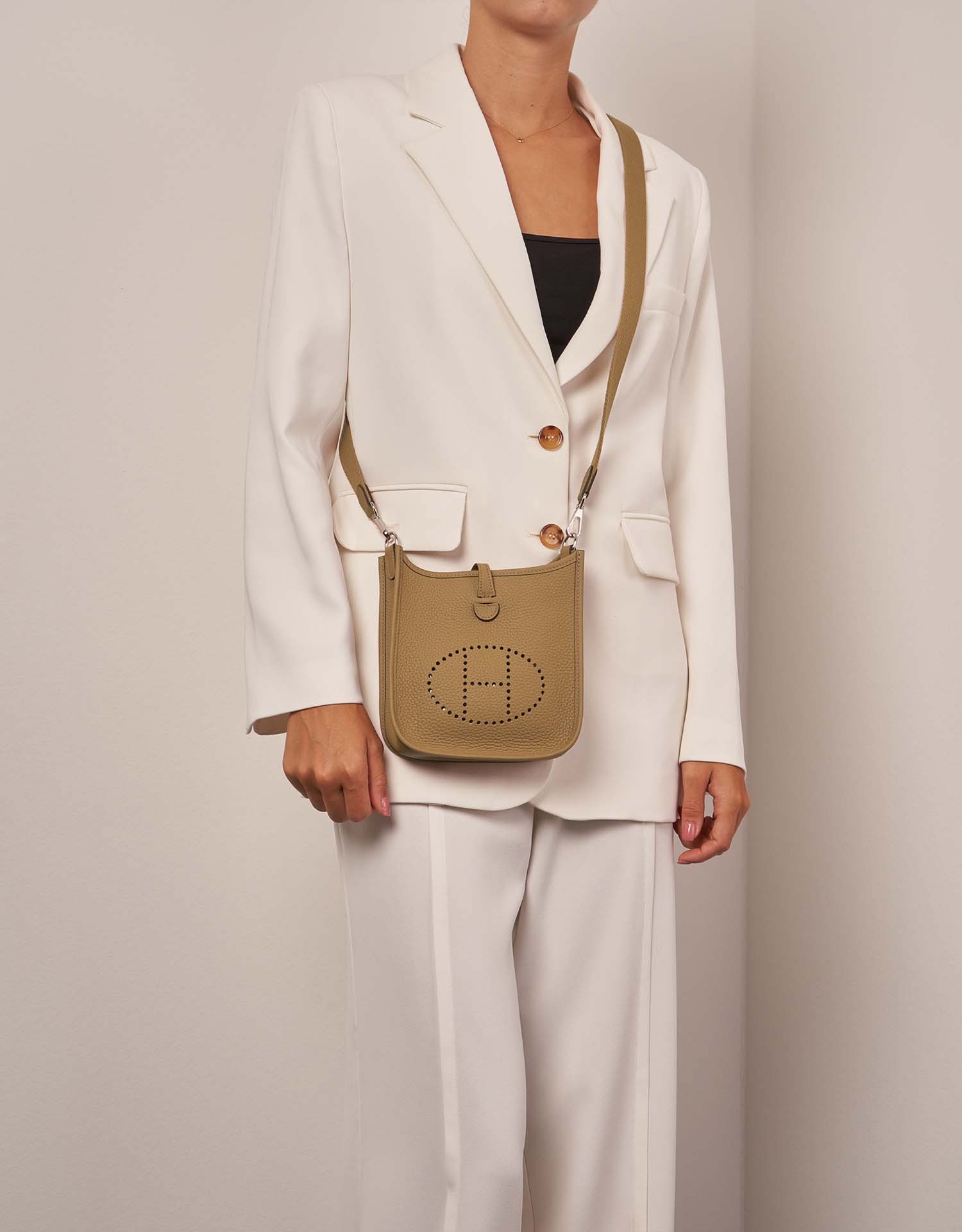 Bolsa Hermes Evelyne biscuit _0