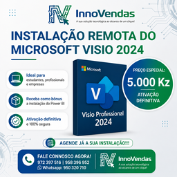 📐 Instalação Remota do Microsoft Visio 2024