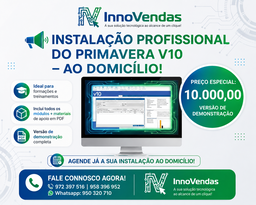 📊 Instalação do Primavera v10 (Versão de Demonstração)