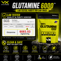 VITAXTRONG 100% Glutamine [300g / 500g / 1kg] – Faster Muscle Recovery, Repair & Immune Boost [VX]