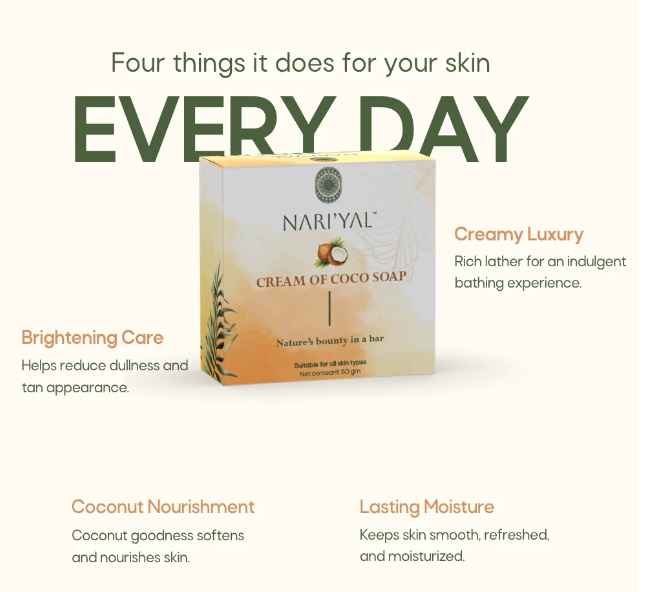 Cream of Coco Soap (tiny soap) Useful for Travel_2
