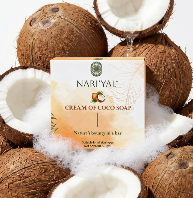 Cream of Coco Soap (tiny soap) Useful for Travel_4