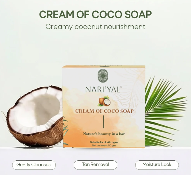Cream of Coco Soap (tiny soap) Useful for Travel_1
