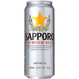 Sapporo Premium Beer (Silver) 500ml｜札幌银罐啤酒500ml