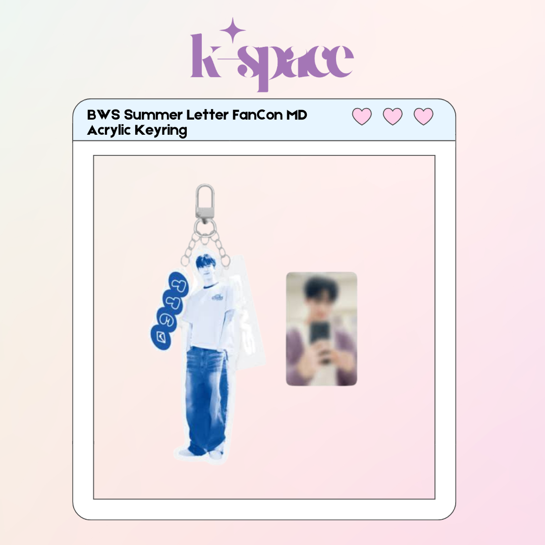 Byeon Woo Seok Summer Letter FanCon MD Acrylic Keyring_0