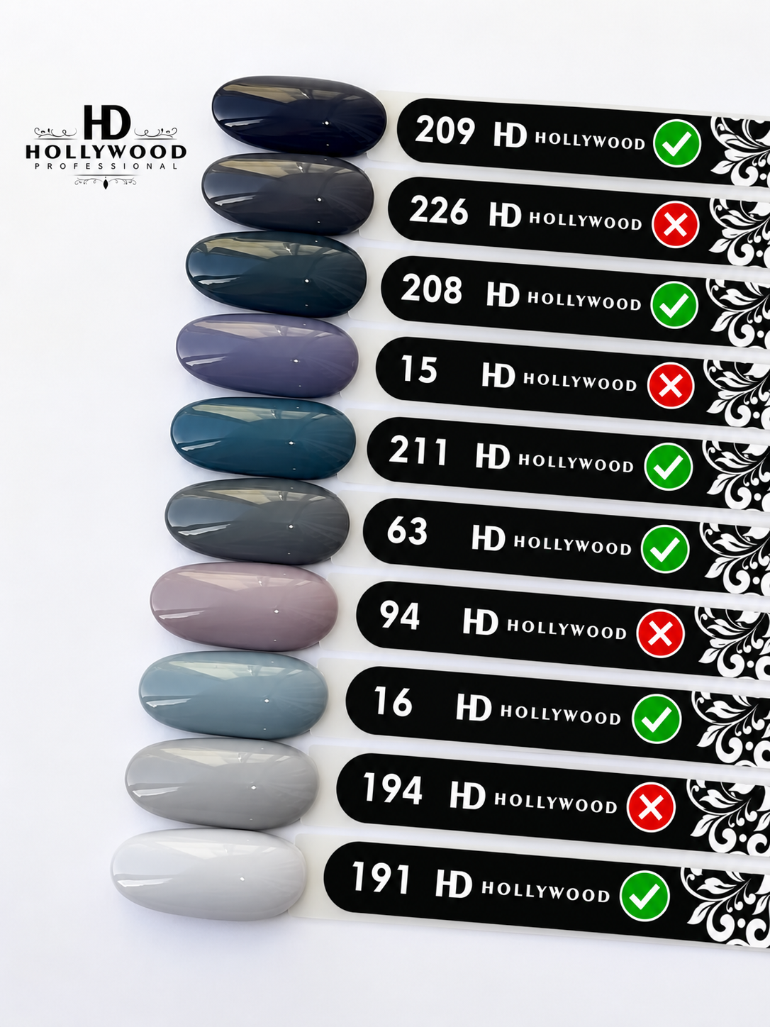 HD Hollywood Gel Polish (Nude-BW Series) 8ML_3