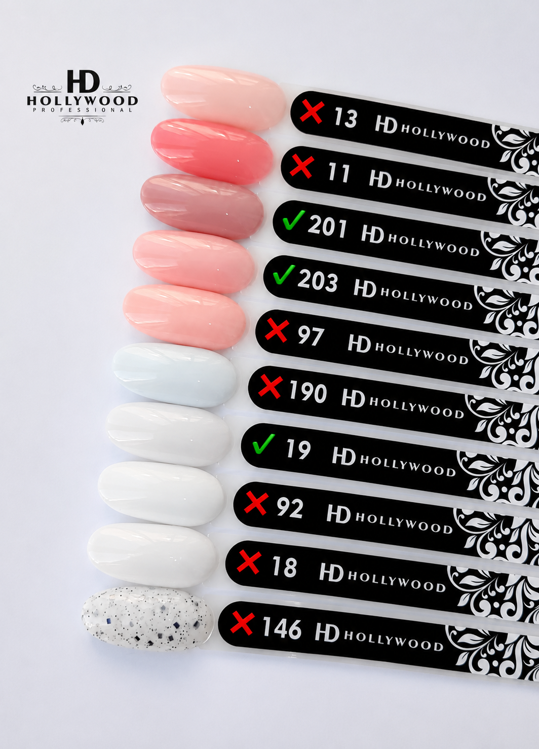 HD Hollywood Gel Polish (Nude-BW Series) 8ML