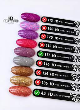 HD Hollywood Gel Polish (Glitter Series) 8ML