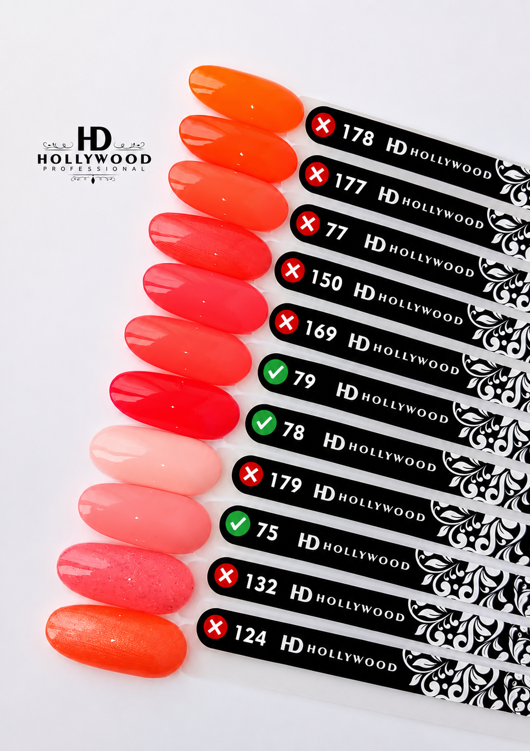 HD Hollywood Gel Polish (Orange-Red Series) 8ML