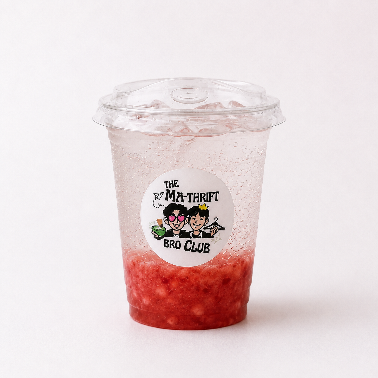 Strawberry Sparkling Soda [Iced]_0