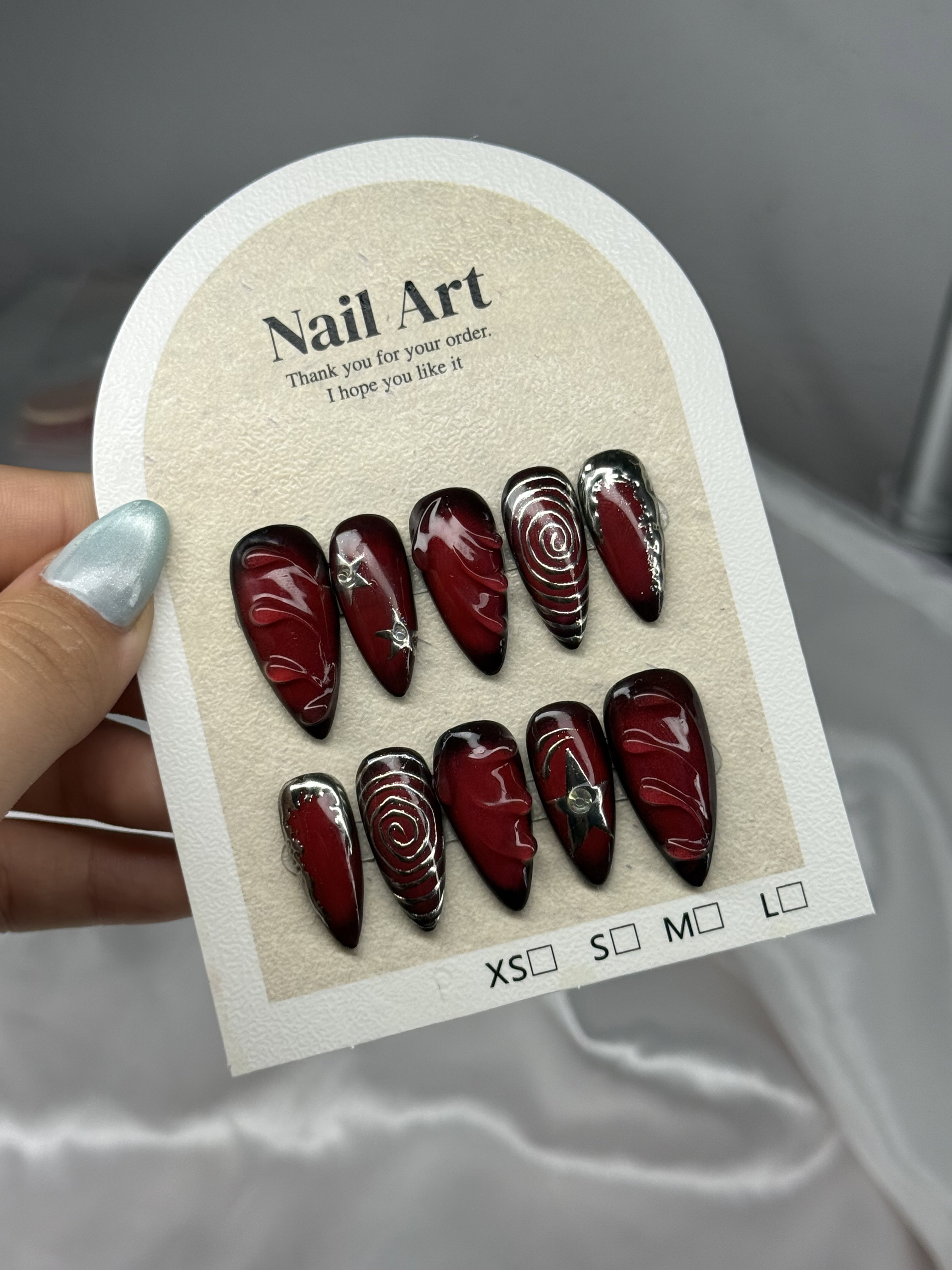 Press On Nails Sets💅🏻✨_5