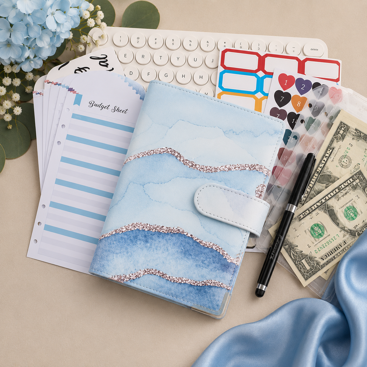 BUDGET PLANNER MARBRÉ _1