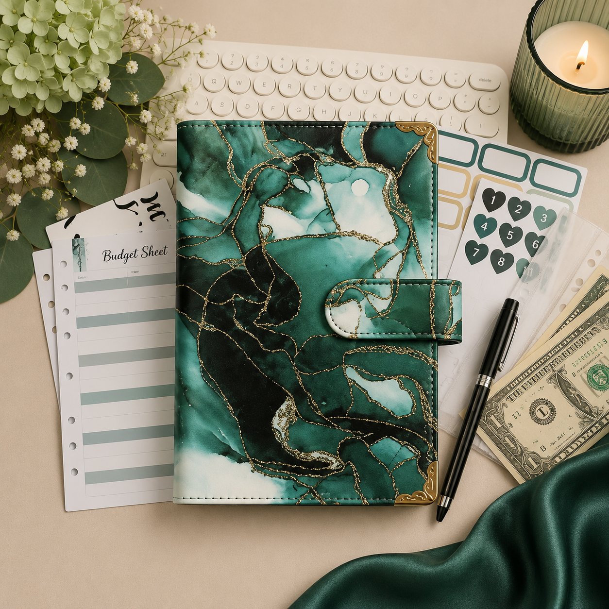 BUDGET PLANNER MARBRÉ _2