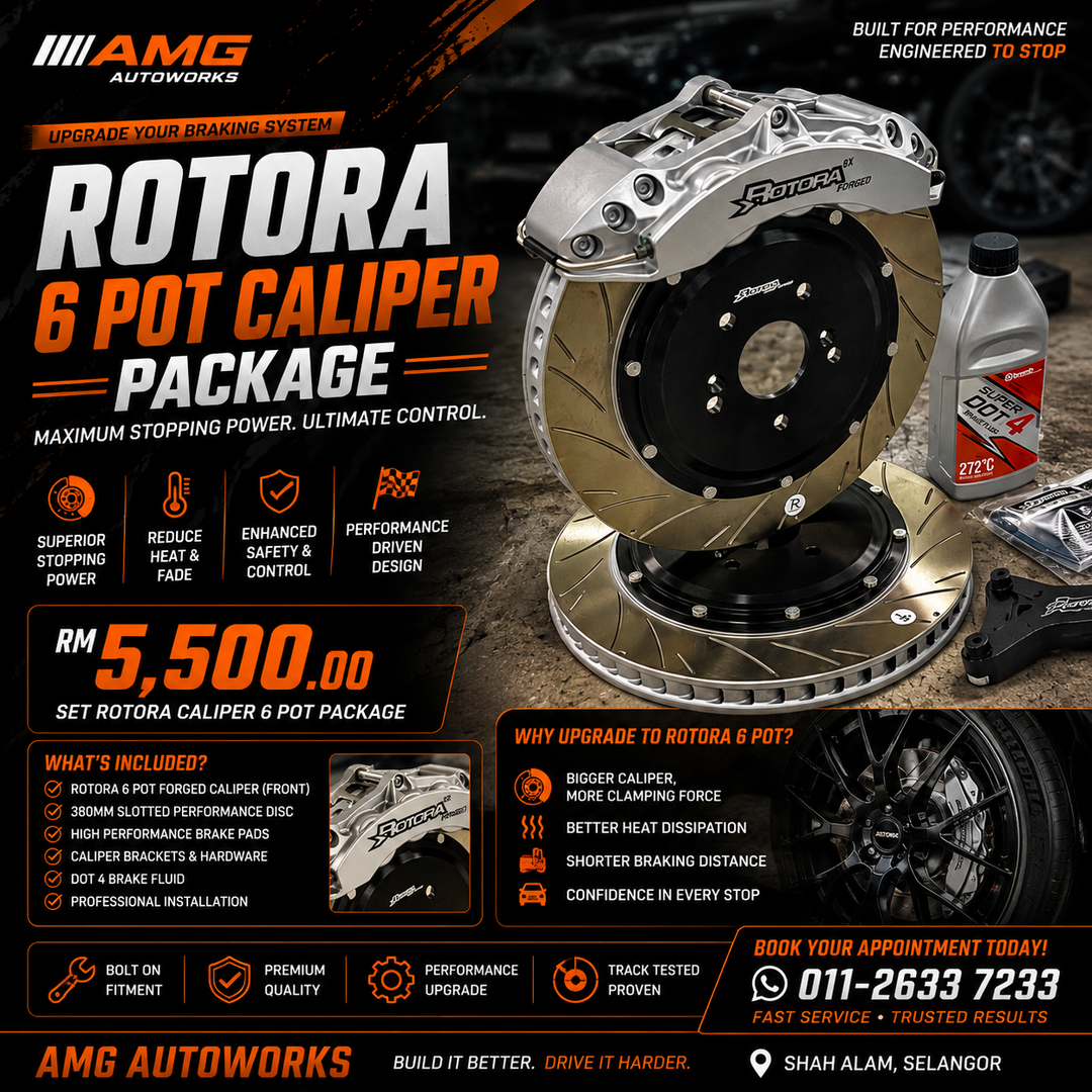ROTORA CALIPER 6 POT PACKAGE 