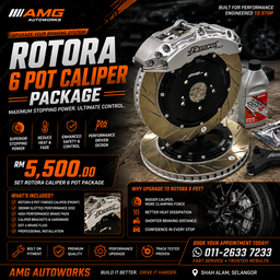 ROTORA CALIPER 6 POT PACKAGE 