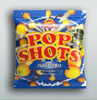 Pop Shots Sweet Chilli Maize Snack - 50g