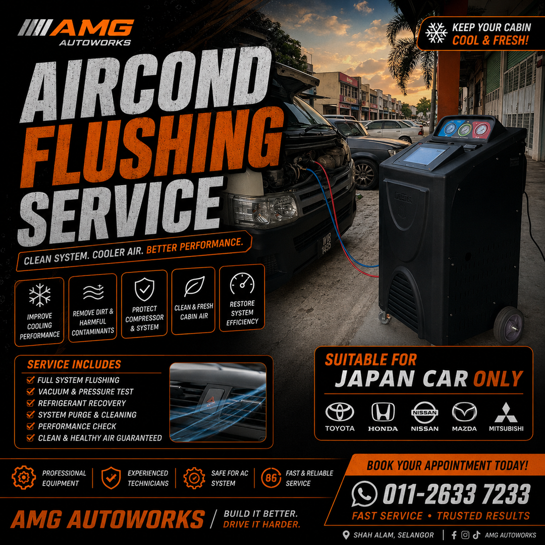 FLUSHING AIRCOND PACKAGE (ONLY JAPAN CAR)