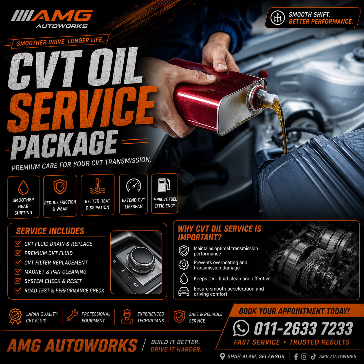 CVT OIL SERVICE PACKAGE (ONLY JAPAN CAR) _0