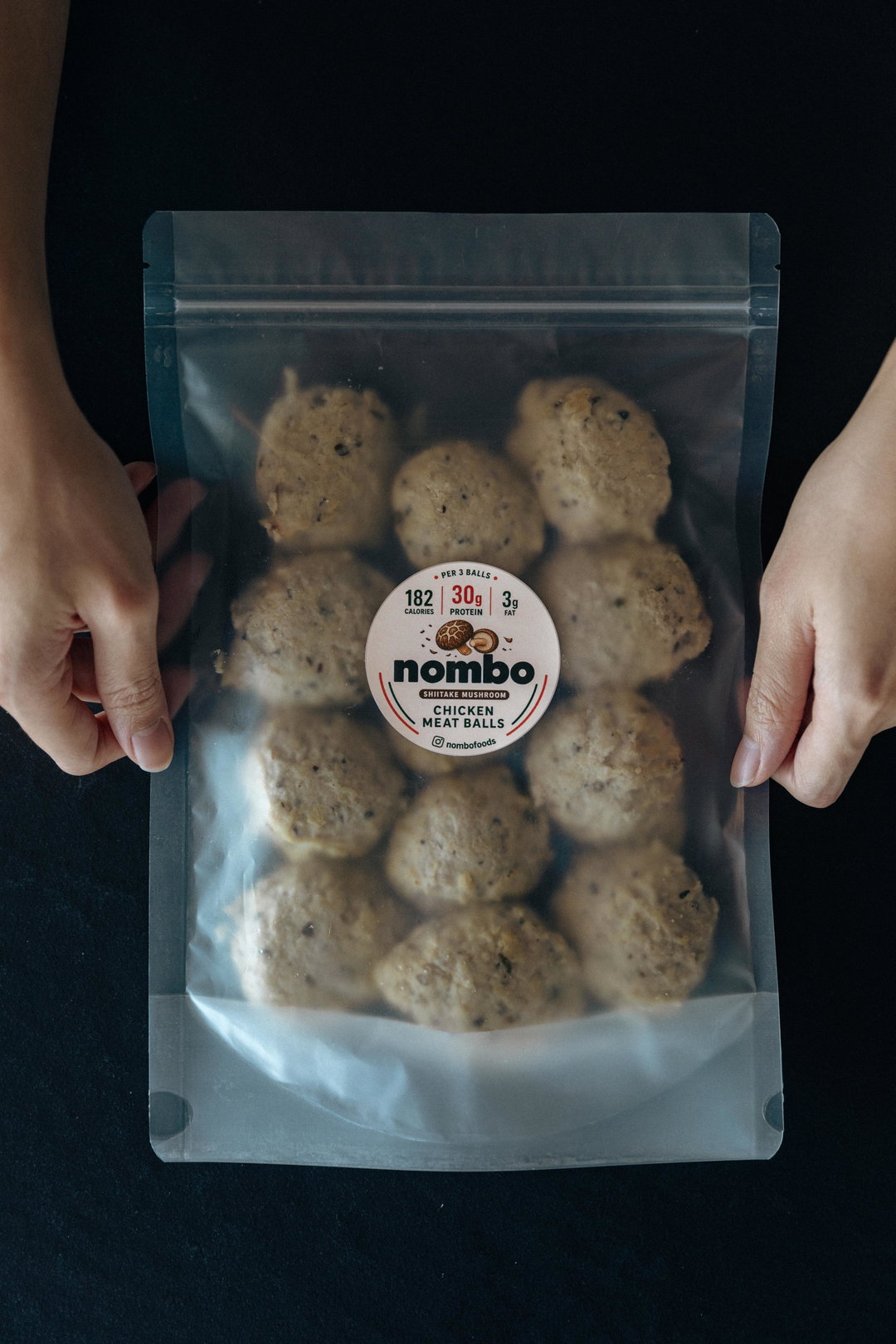 Giant shiitake mushroom meatballs (12 balls)