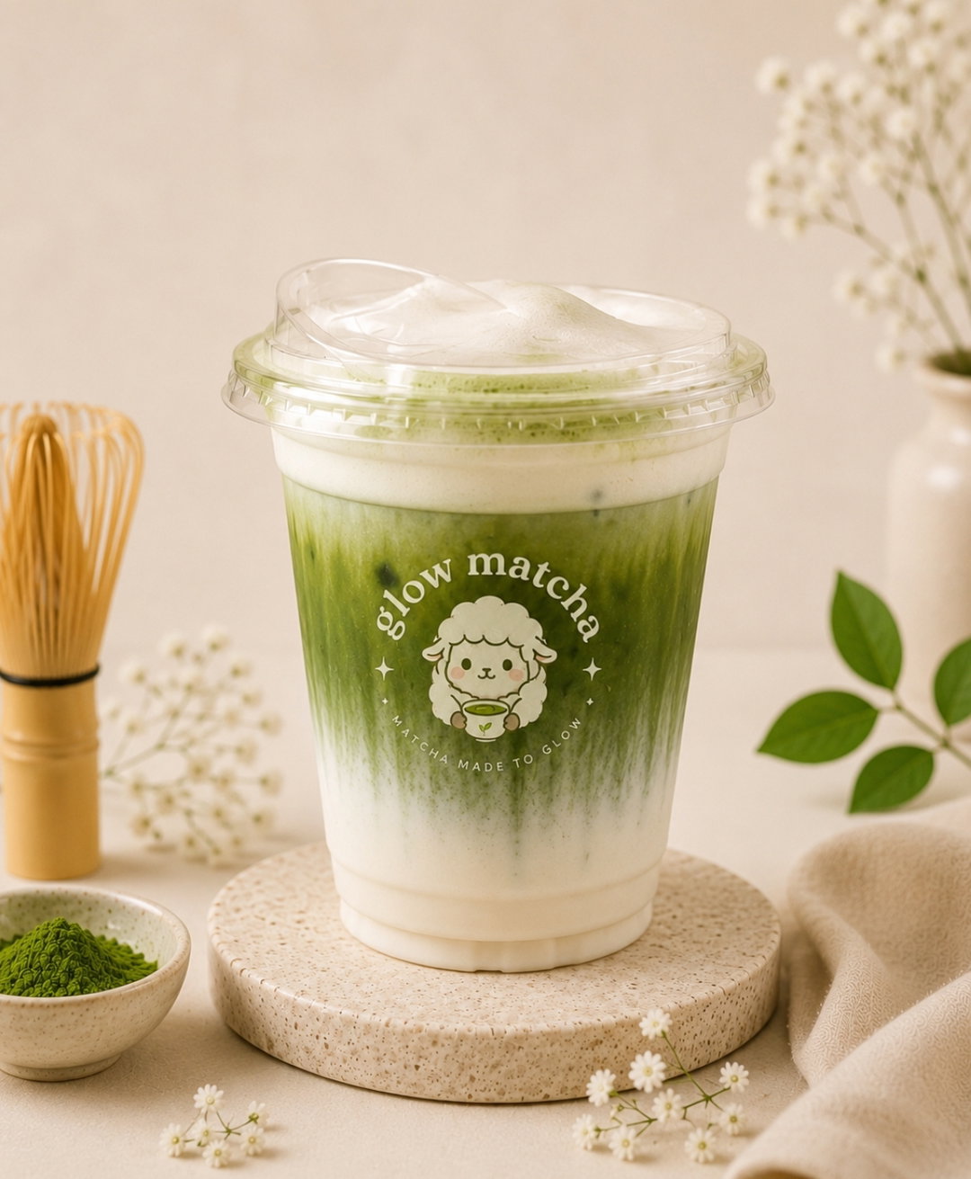 Iced Sea Salt Maple Matcha Cloud 🐑