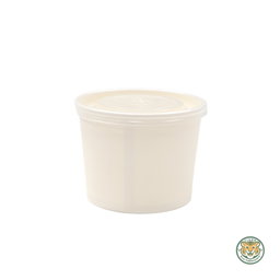 PP Flat Lid for Paper Soup Bowl 390/520ml (RM0.0978/pc)