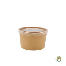 PP Flat Lid for Paper Soup Bowl 390/520ml (RM0.0978/pc)