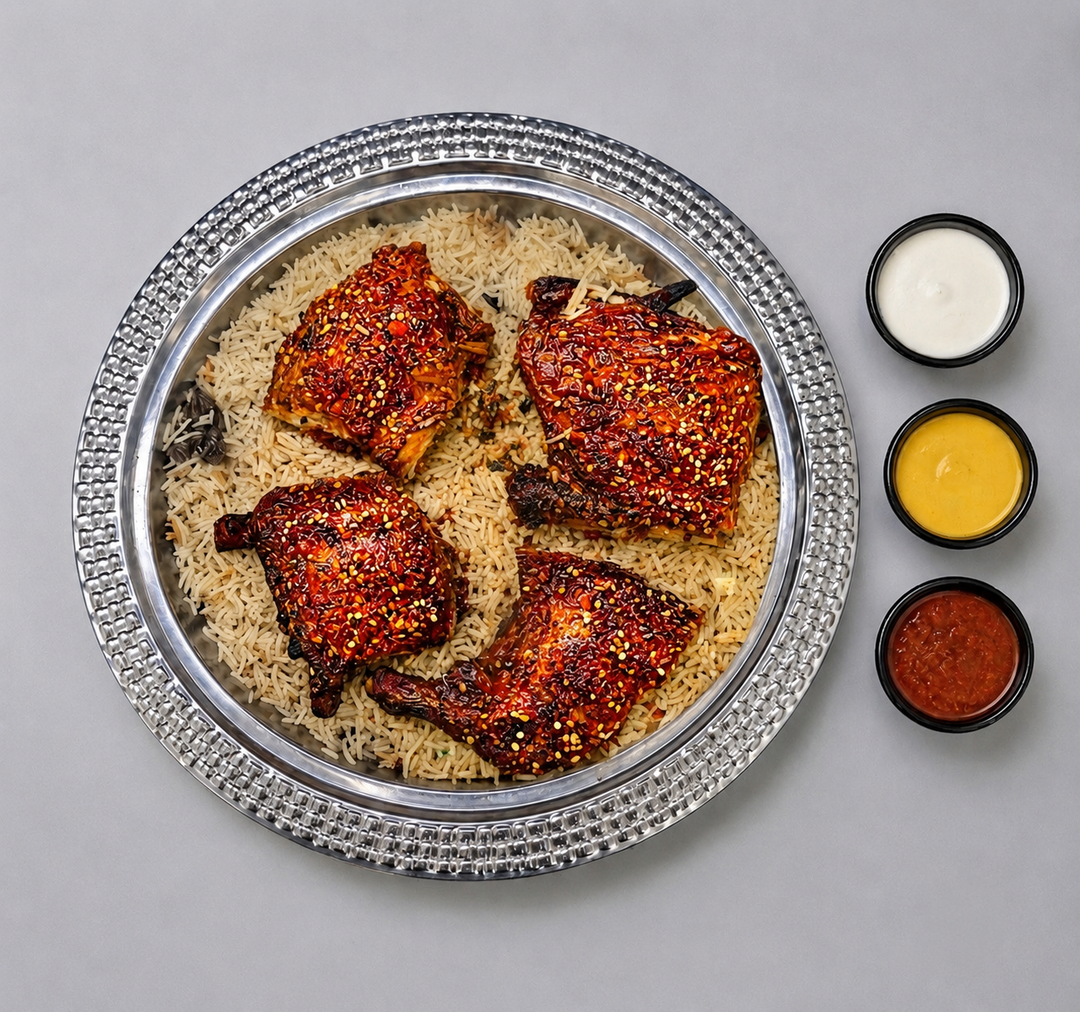 Mandi with Peri Peri Alfaham