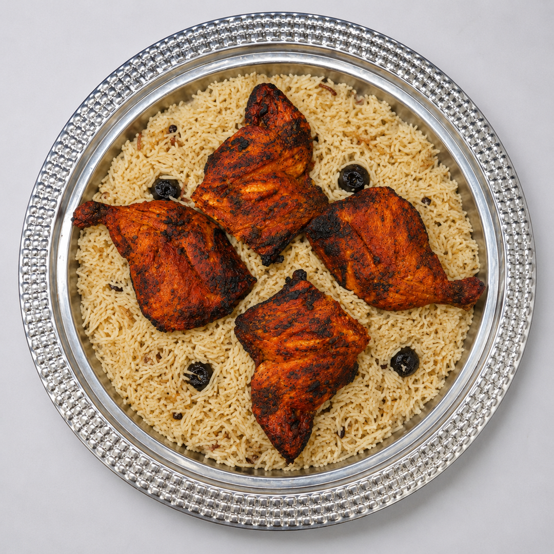 Mandi with Normal Alfaham Chicken