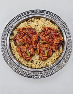 Mandi with Dragon Alfaham Chicken 