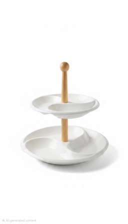 Two level fruit plate