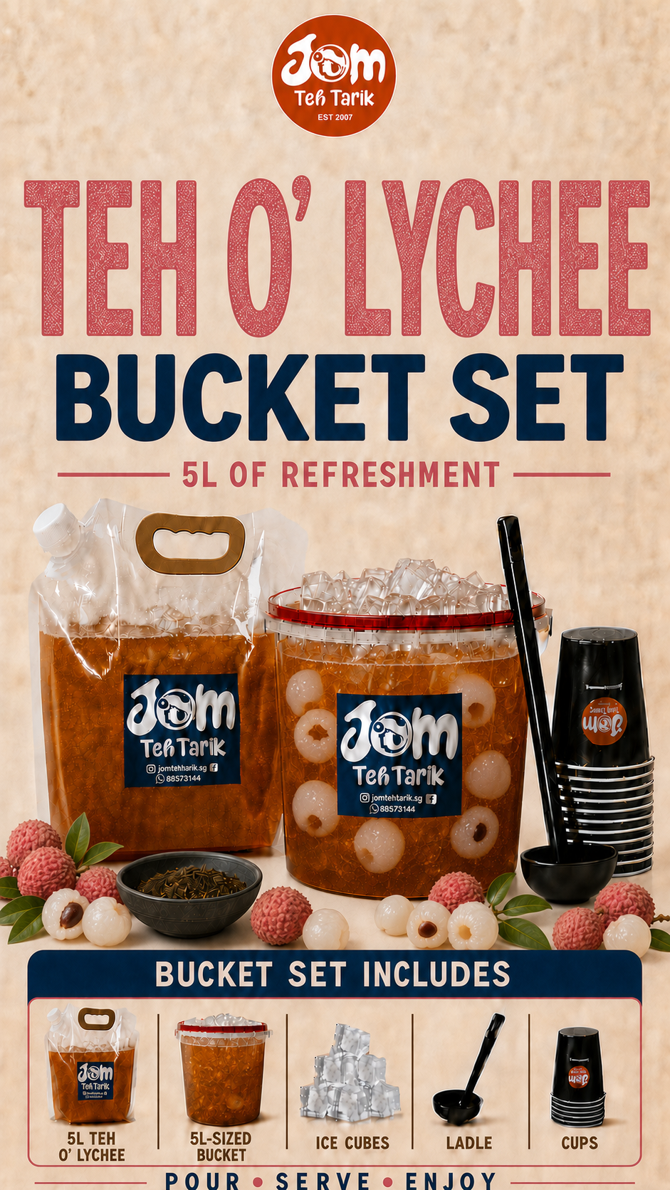 Teh O Lychee 