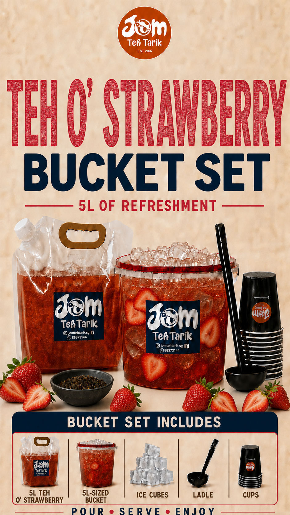 Teh O' Strawberry 🍓