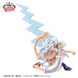 (Japan Version) World Collectable Figure - Gear 5, Metallic Ver. Monkey D. Luffy "ONE PIECE"