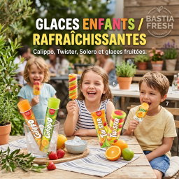 Glaces enfants / rafraîchissantes
