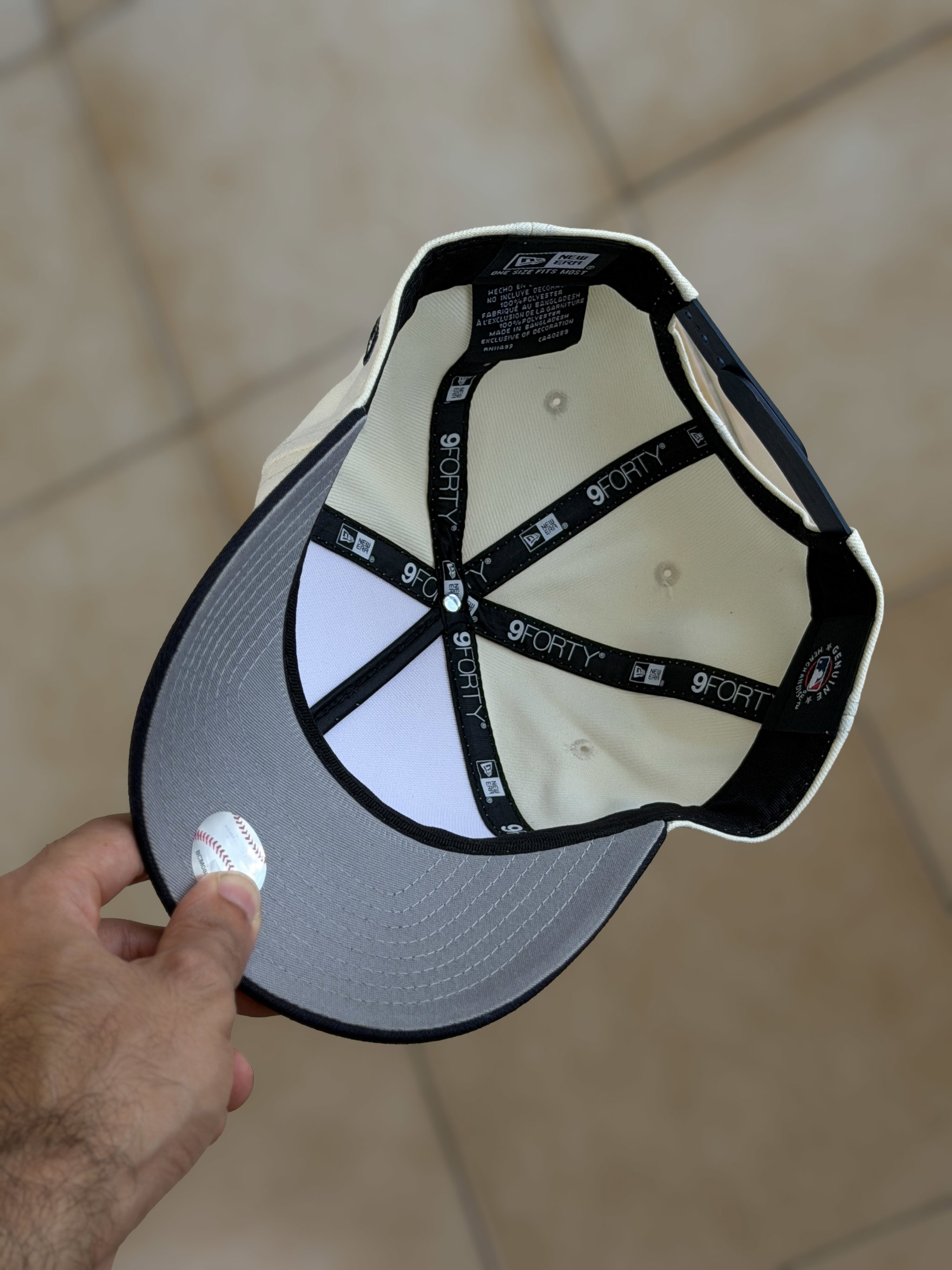 9FORTY A-Frame - NY Yankees 2 White Logo _5