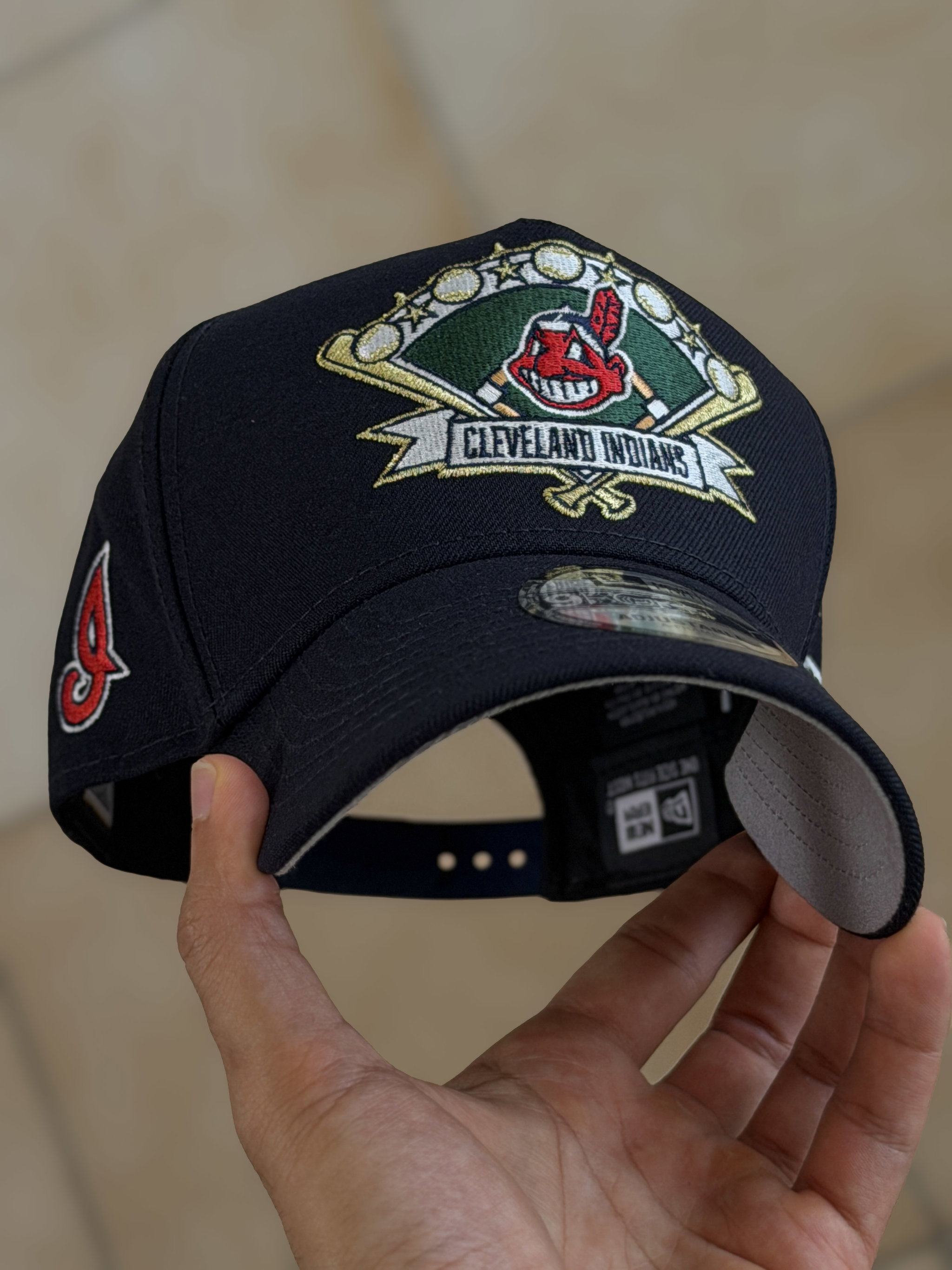 9FORTY A-Frame - Cleveland Indians ¨Wahoo¨ Navy_0
