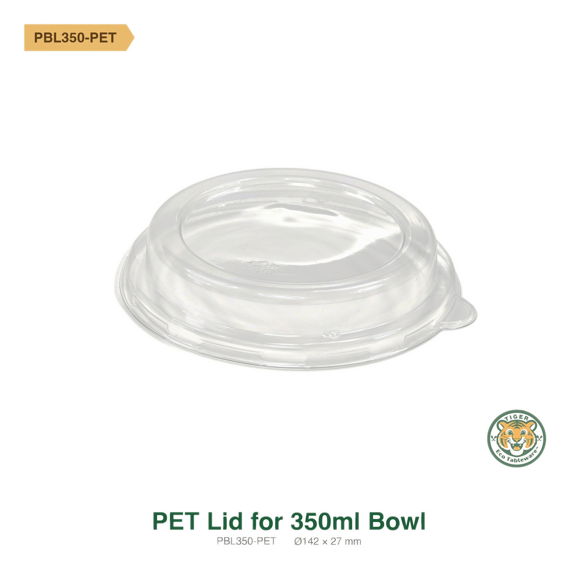 PET Lid for Bagasse Bowl 350ml (RM0.1923/pc)_0