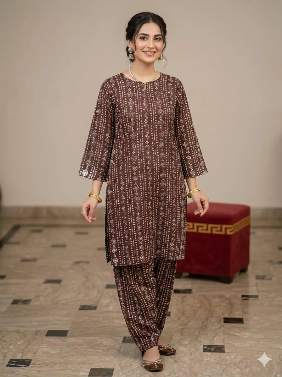 2 piece women stitched suit_1