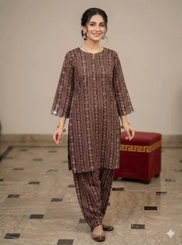 2 piece women stitched suit