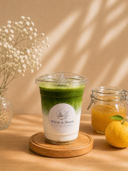 Yuzu Honey Matcha Latte 👍