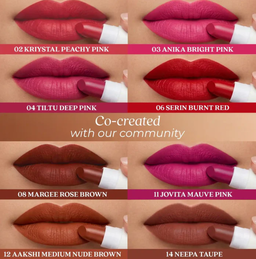 Herb Enriched Ayurvedic Lipstick Micro-Mini Kit | 8 shades