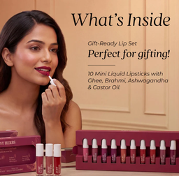 Herb‑Enriched Matte Liquid Lipstick Set of 10