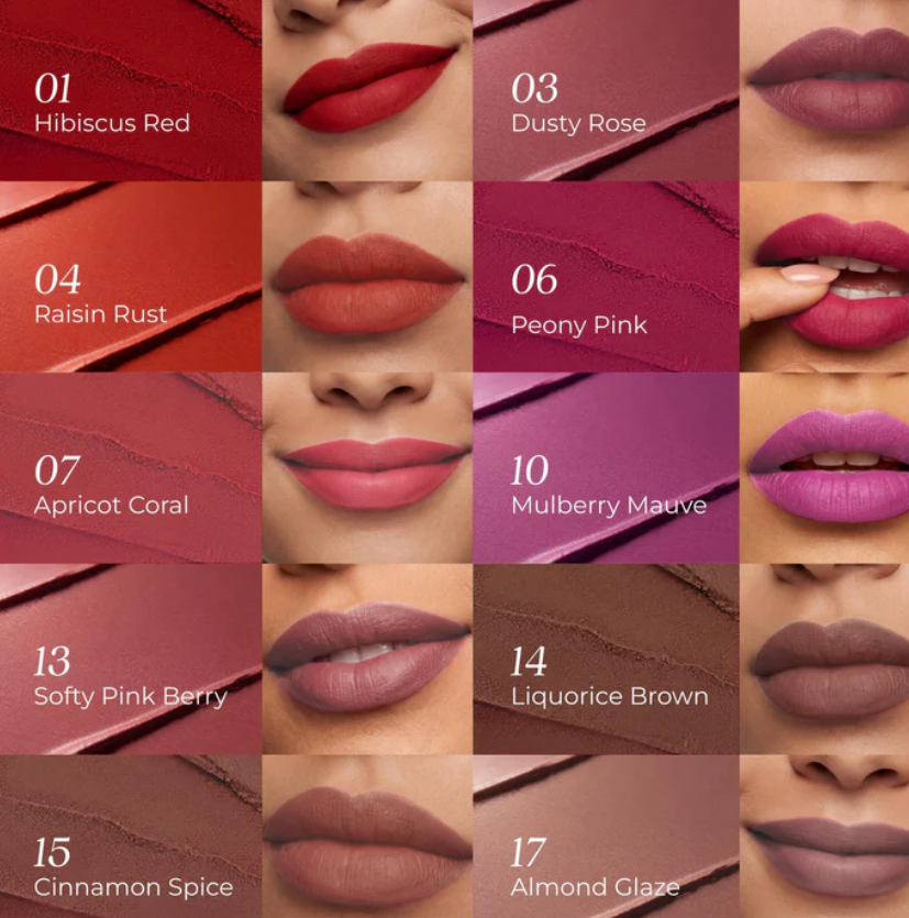 Herb‑Enriched Matte Liquid Lipstick Set of 10_2