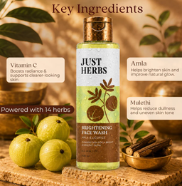 Brightening Face Wash - Vitamin C Amla & Liquorice Root