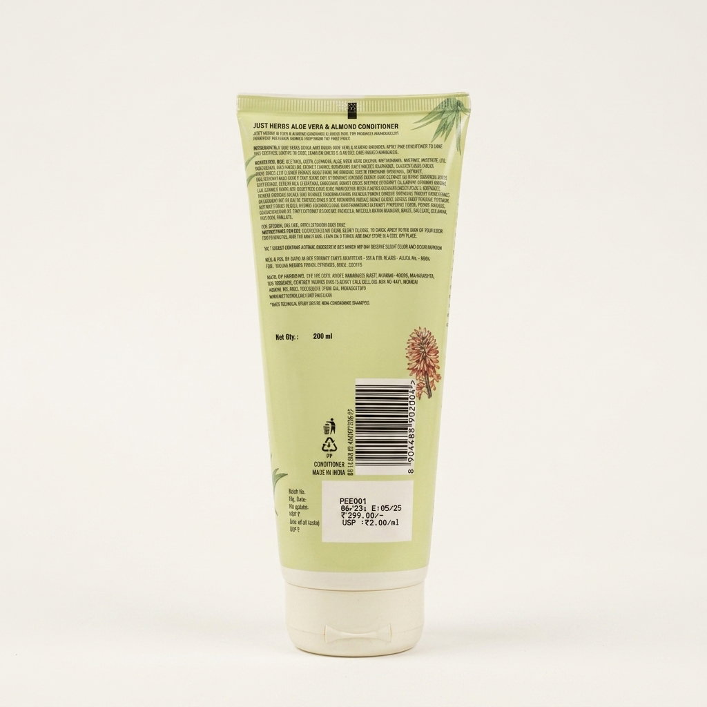 Smooth & Shine conditioner for Dry and Frizzy Hair| Aloe Vera, Almond_5