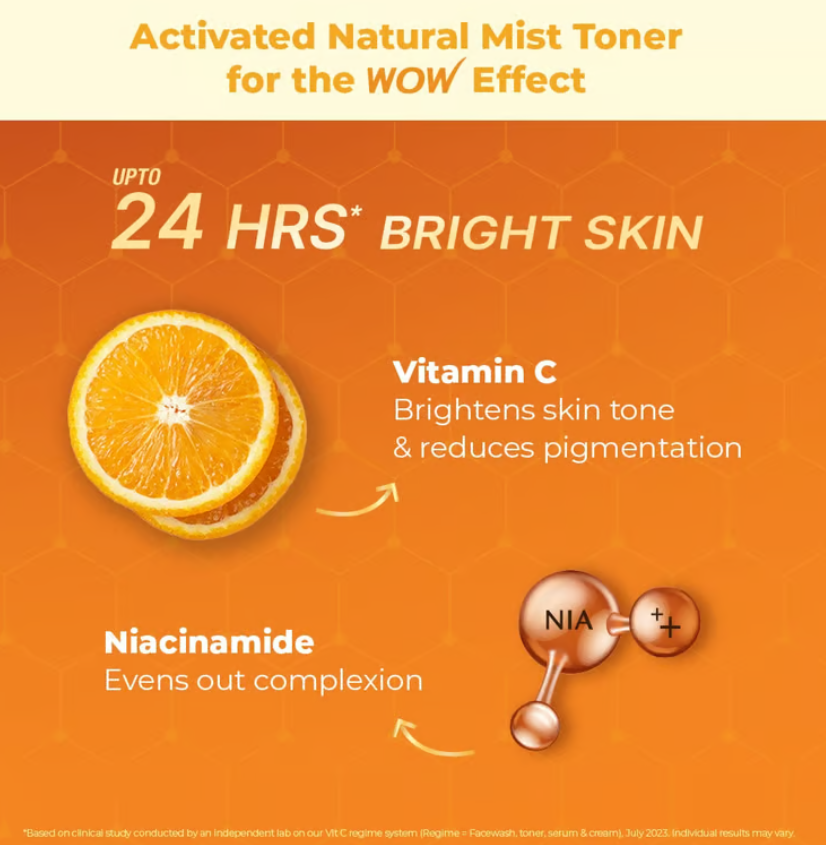 Wow - Skin Mist Toner - Vitamin C & Niacinamide Brightening_2