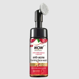 Wow - Apple Cider Vinegar Foaming Face Wash With Built In Brush